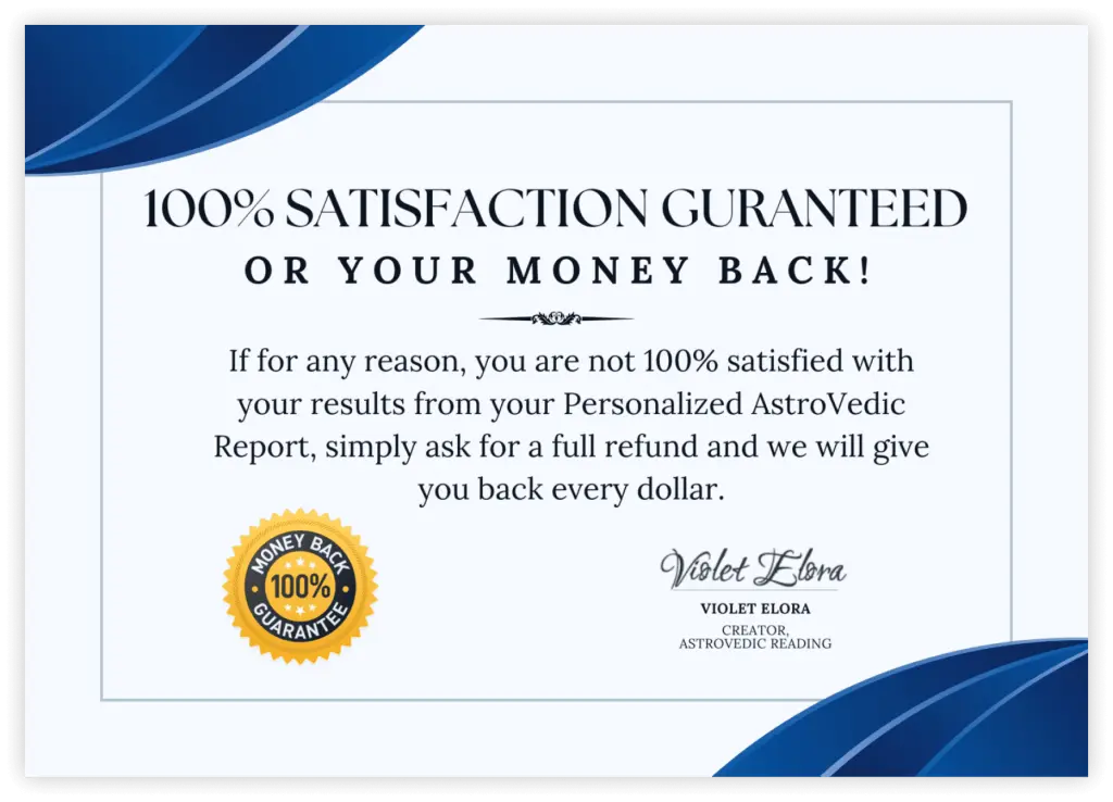 100% Satisfaction Guarantee